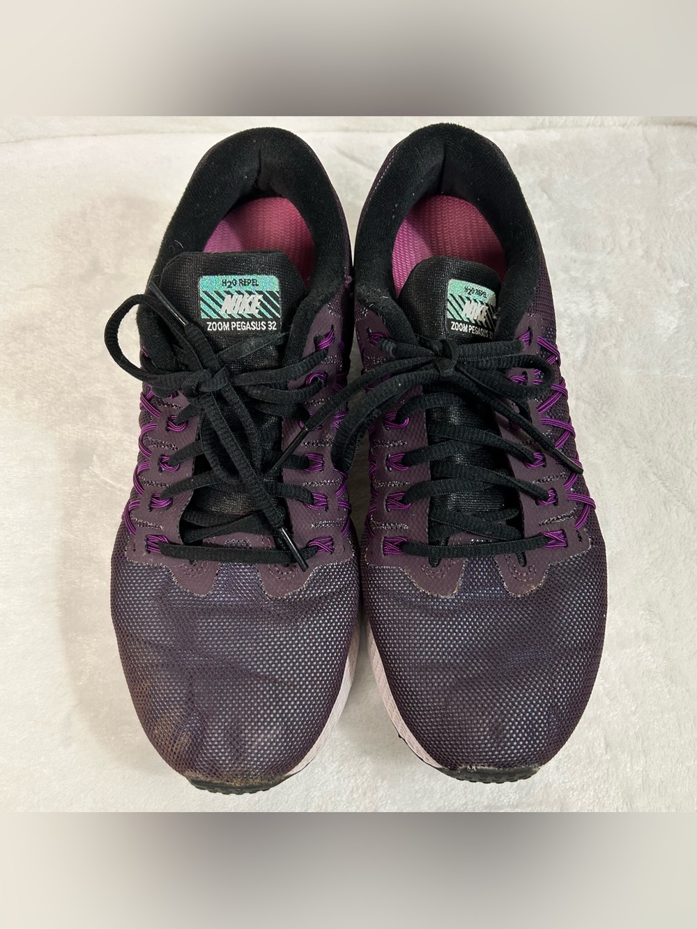 Nike Air Zoom Pegasus 32 Women's Sneakers Size 9 Purple Running Athletic - Picture 2 of 9